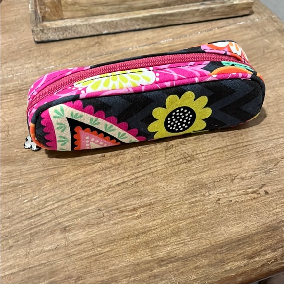 Vera Bradley Handbags - Vera Bradley Black and Pink Cosmetic Bag